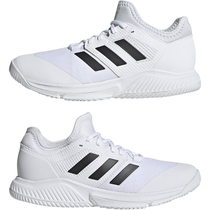 adidas Court Team Bounce Indoor Court Shoes white, £35.00