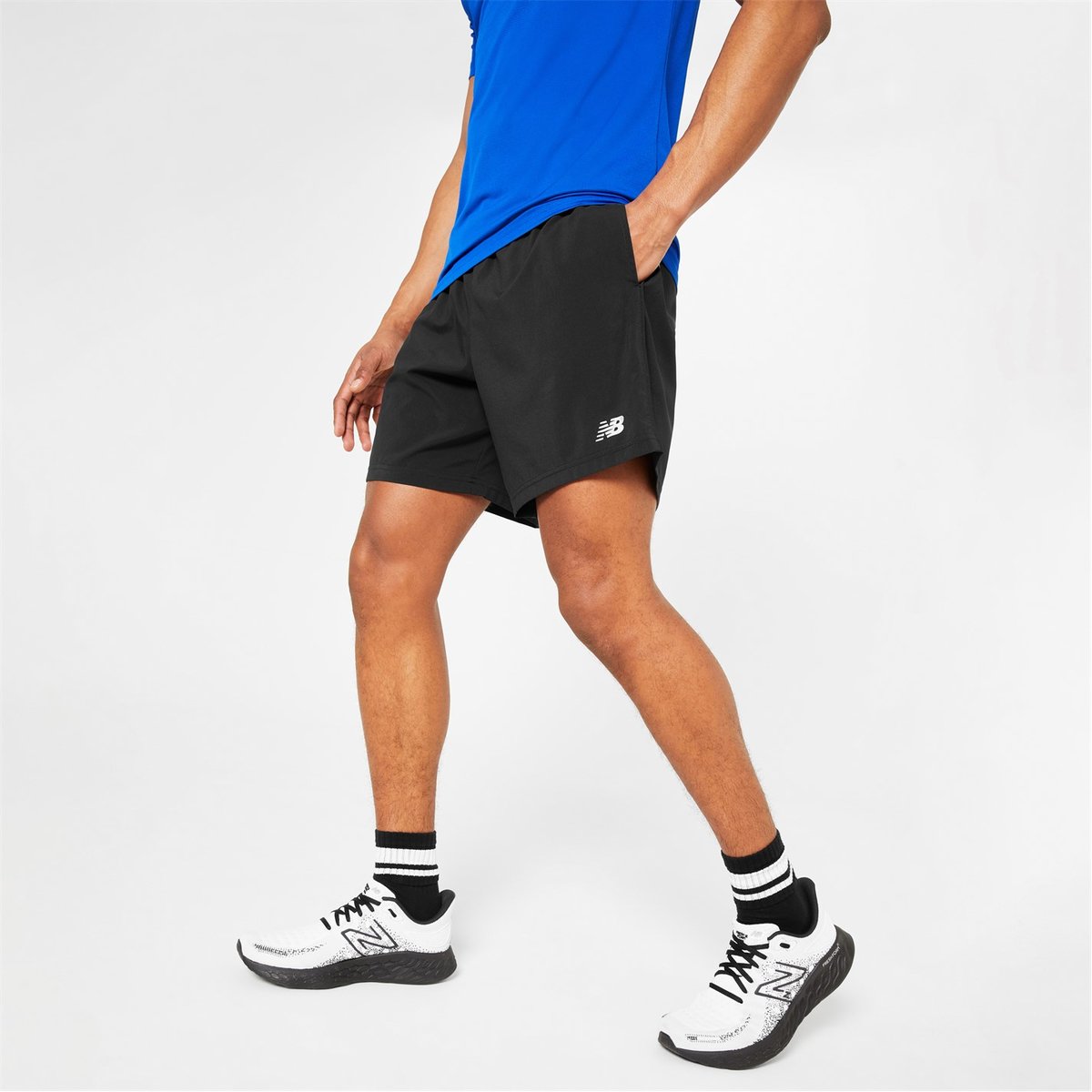 New Balance Core 2 in 1 Mens Running Shorts Black 34.00