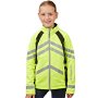 Junior Reflective Softshell Fleece Jacket - Yellow