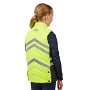Junior Reflective Quilted Gilet - Yellow