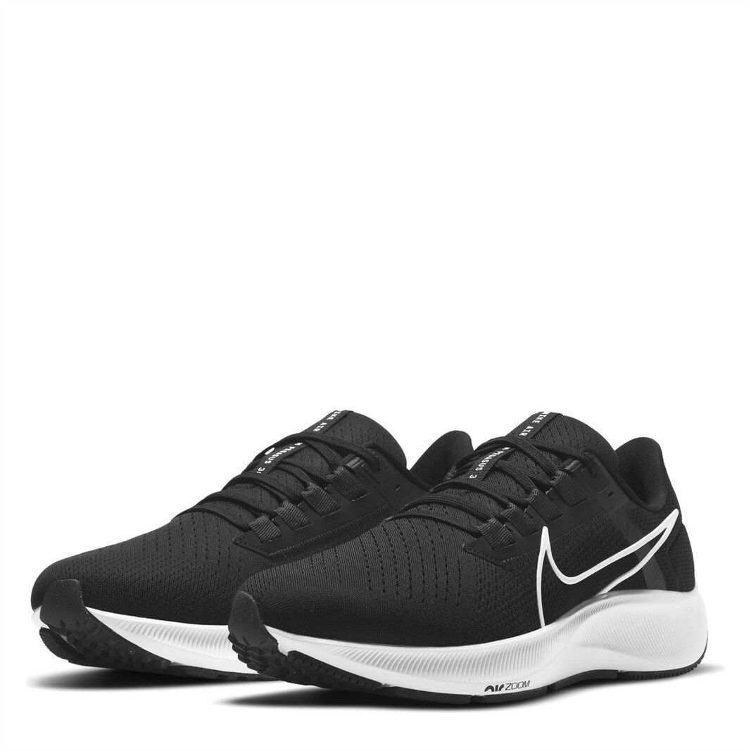 Nike Air Zoom Pegasus 38 Mens Running Shoe Black/White, £55.00