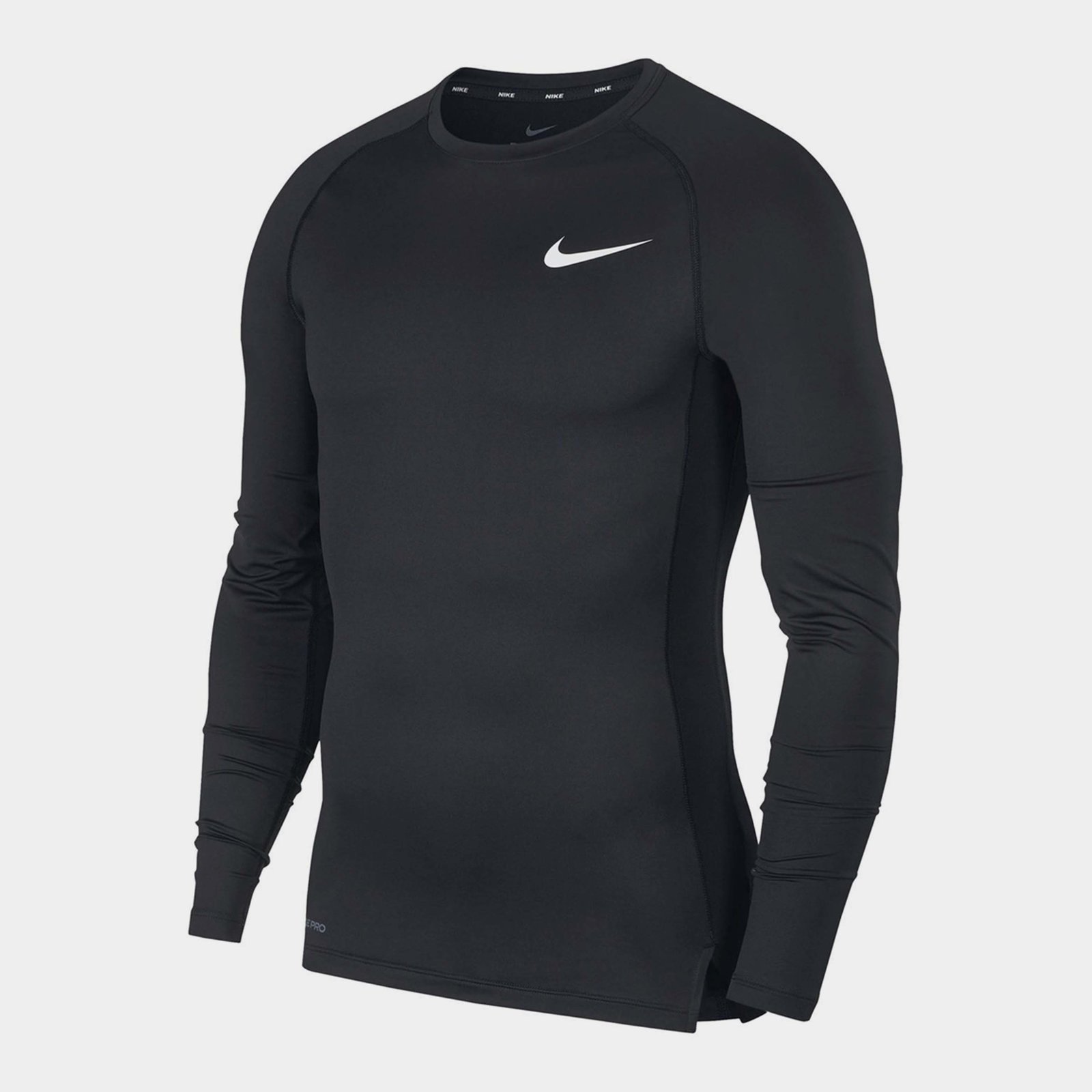 Women's Nike Pro Thermal Pullover Long Sleeve Fitted Shirt Size M Base  Layer