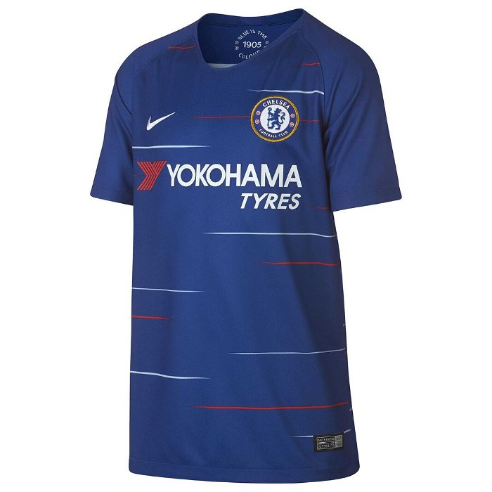Chelsea FC 18/19 Home Kids S/S Replica Football Shirt
