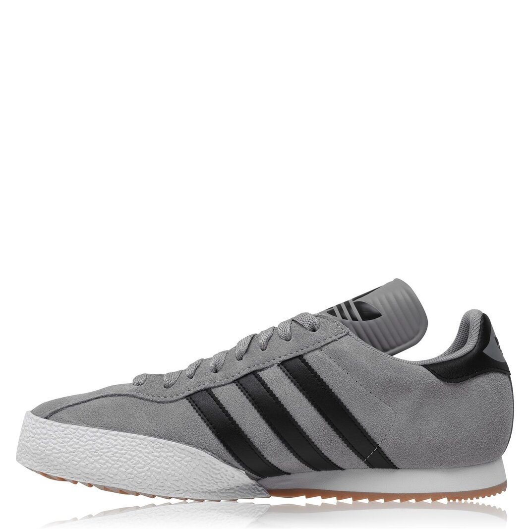 adidas Originals Samba Suede Trainers Mens Grey Black 70.00