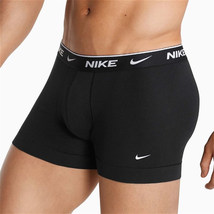 3 Pack Everyday Cotton Stretch Trunks Mens