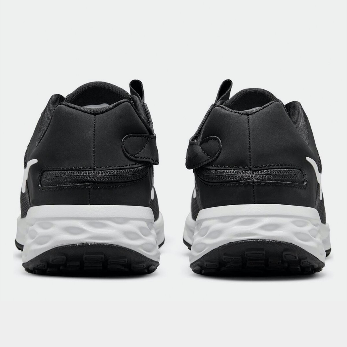 Men's nike black 2024 and white running shoes