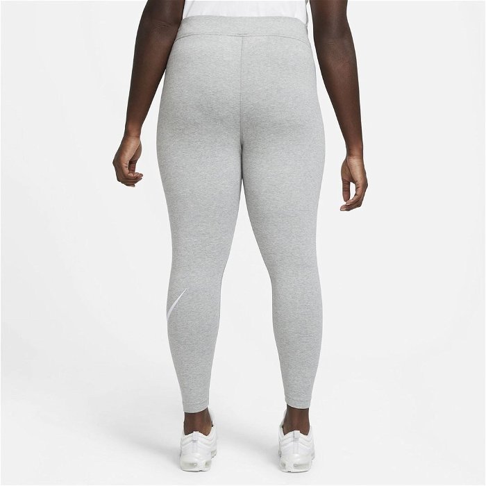Nike Sportswear Essential Womens Mid Rise Swoosh Leggings Grey, £17.00