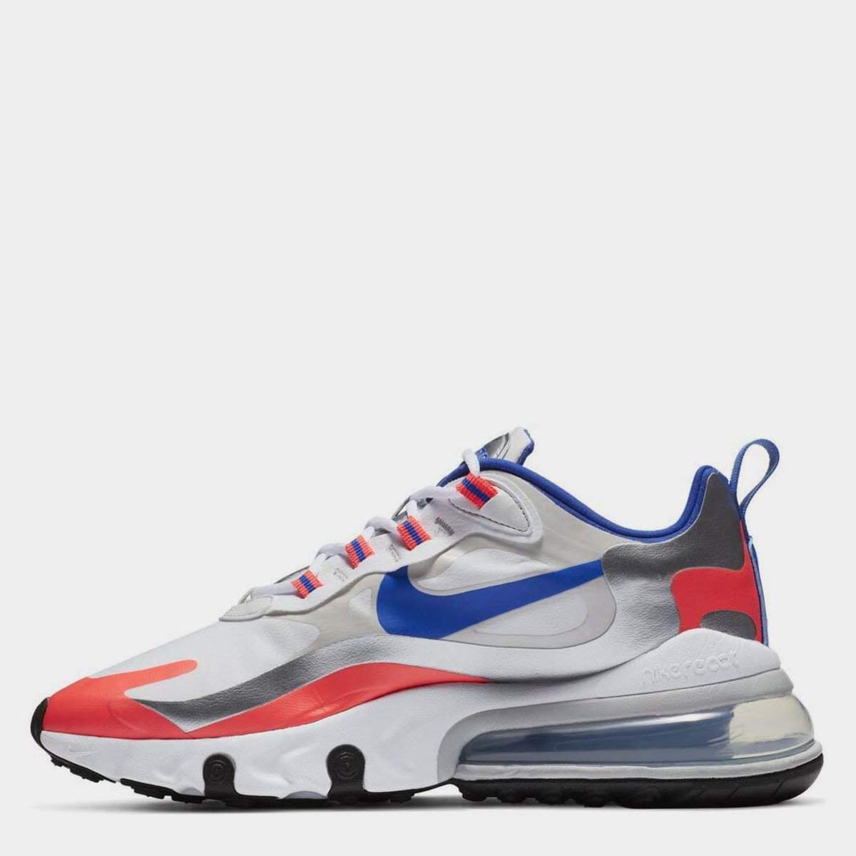 Nike air max 270 react red 2024 white and blue