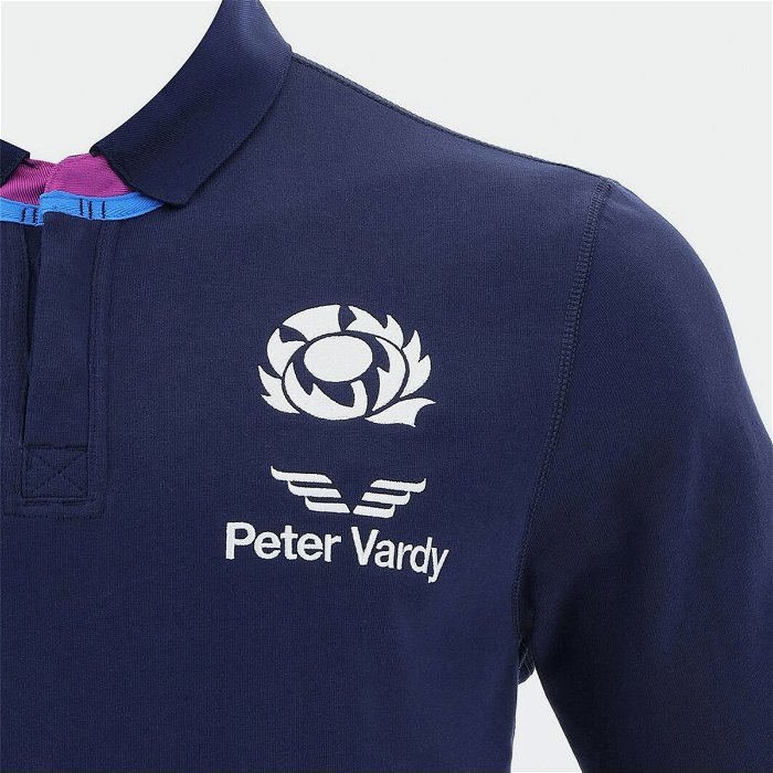Scotland Home Long Sleeve Classic Junior Rugby Shirt 2021 2022