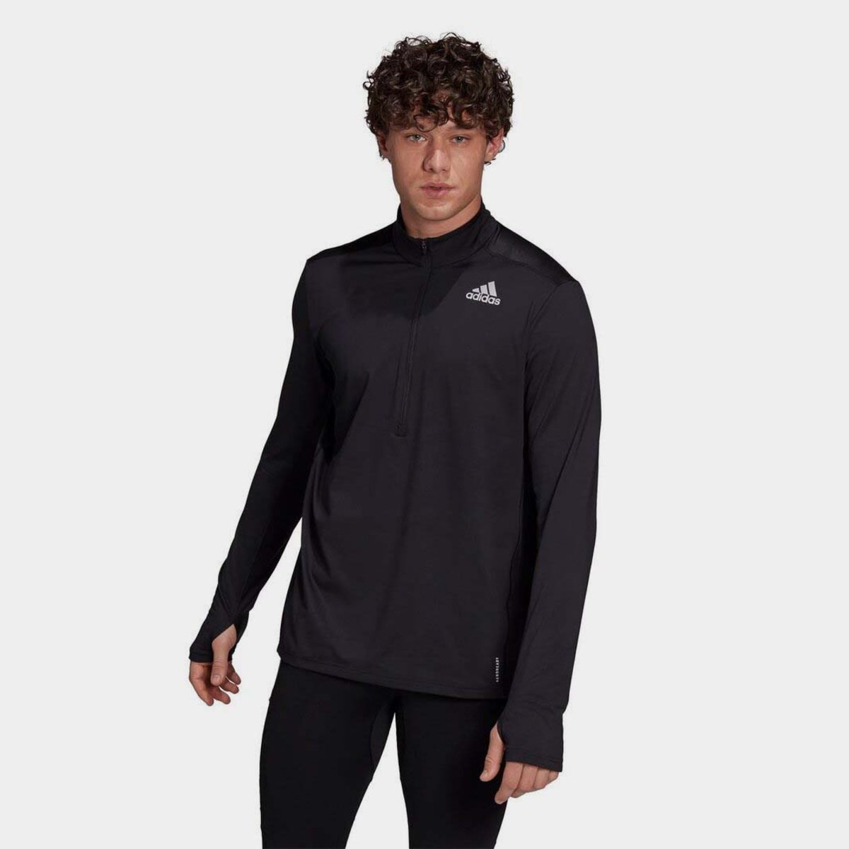 Adidas half zip store running top