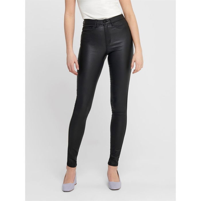 PU Coated Trousers Ladies