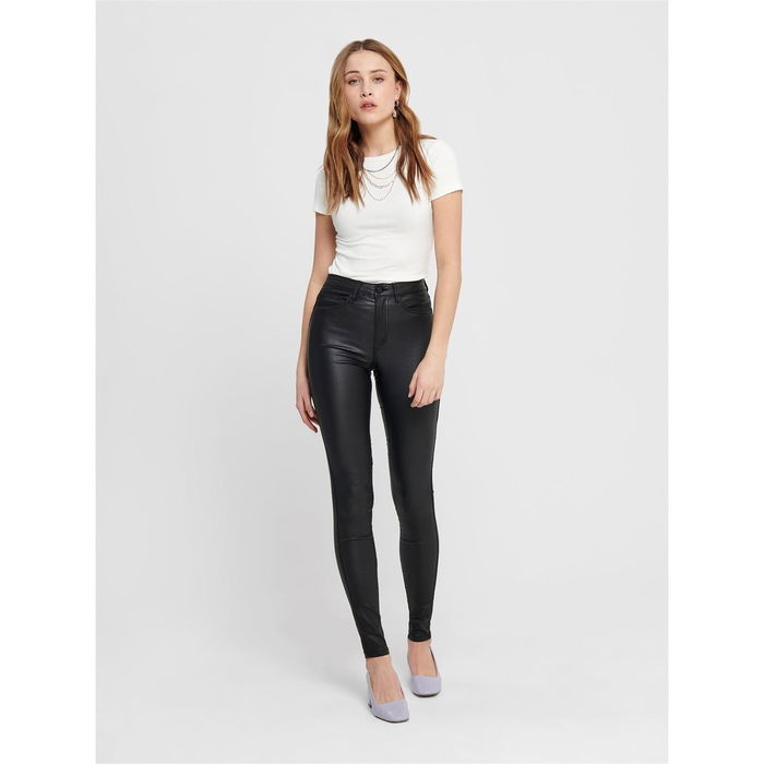 PU Coated Trousers Ladies