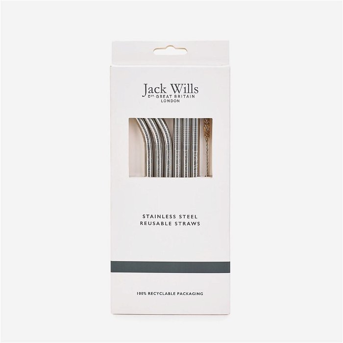 Wills Eco Friendly Reusable Stainless Steel Straws