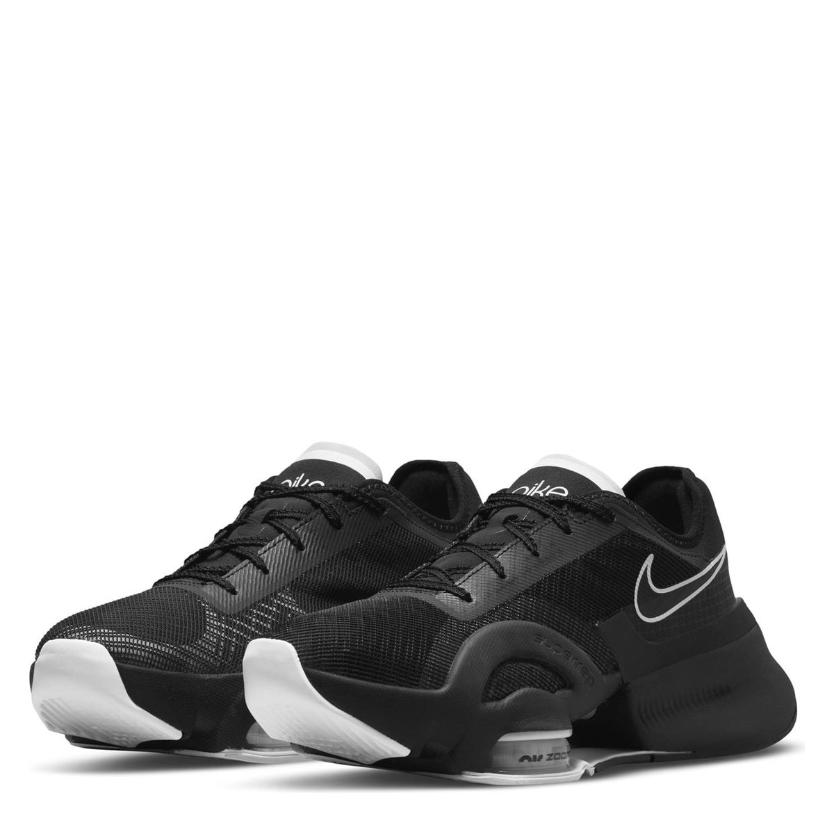 Black womens nike clearance trainers