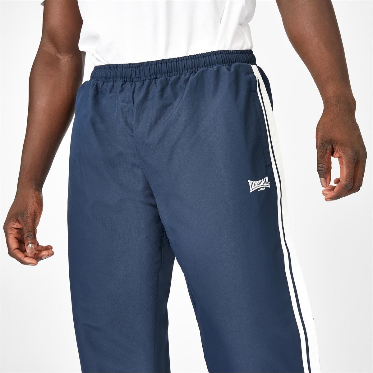 Roberto Cavalli Black Sport Stripe Pants, Size Large JYX04P-FT092-05051 -  Apparel - Jomashop