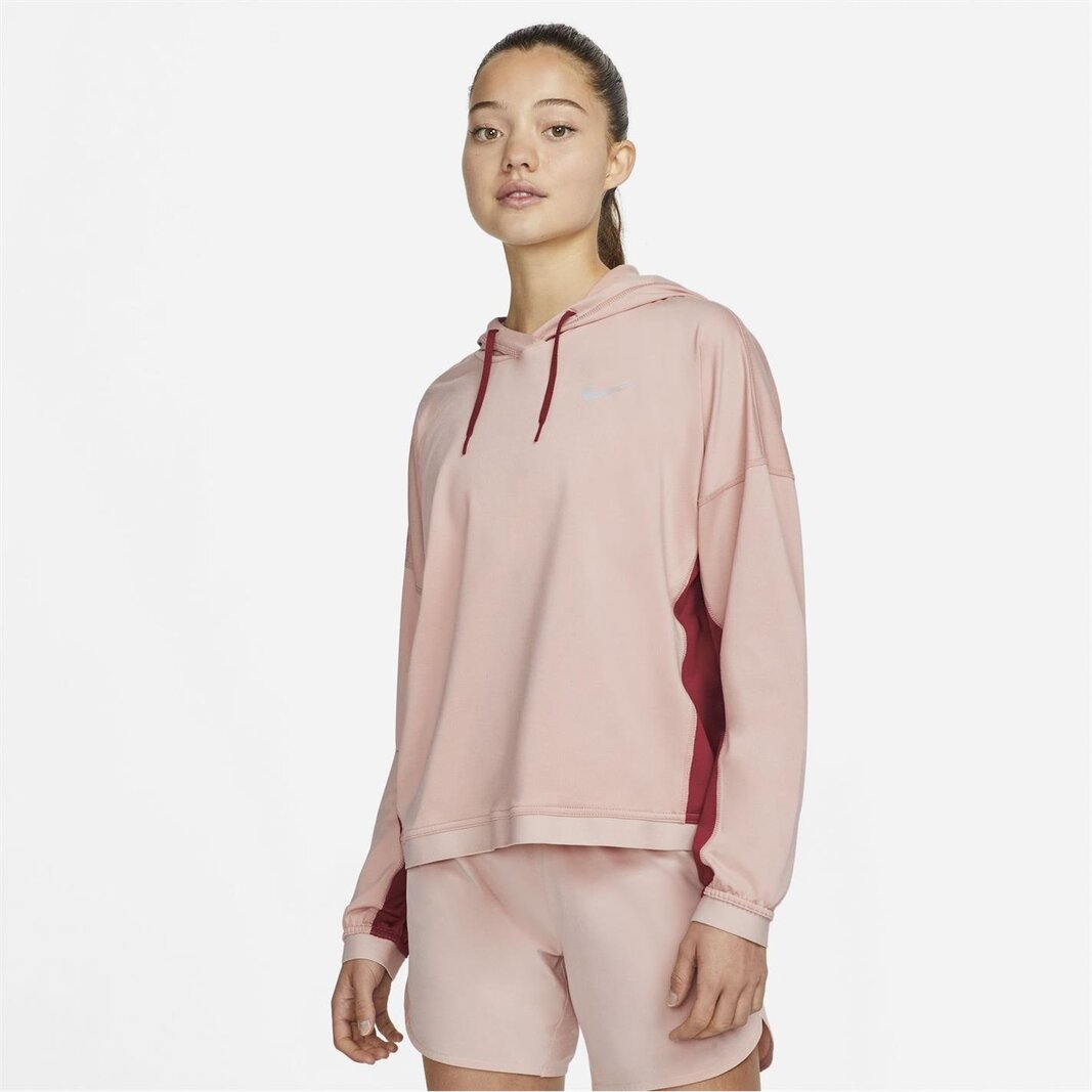 Nike therma hotsell hoodie pink