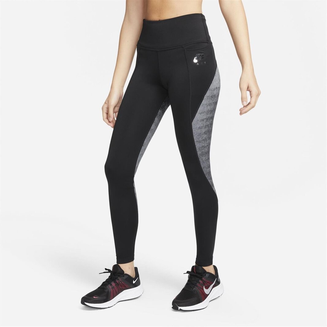 NEW Nike One Women's Mid-Rise Crop Training Tights - BV0001-010 - Black -  Small