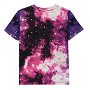 Pink Space Print Kids T Shirt