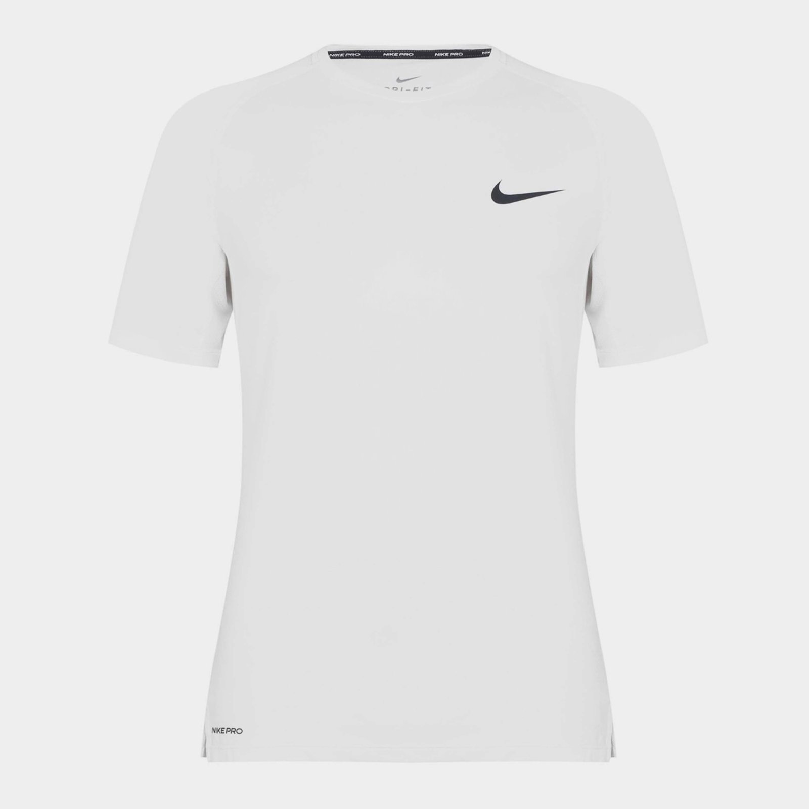 Nike Pro Training baselayer T-shirt in white