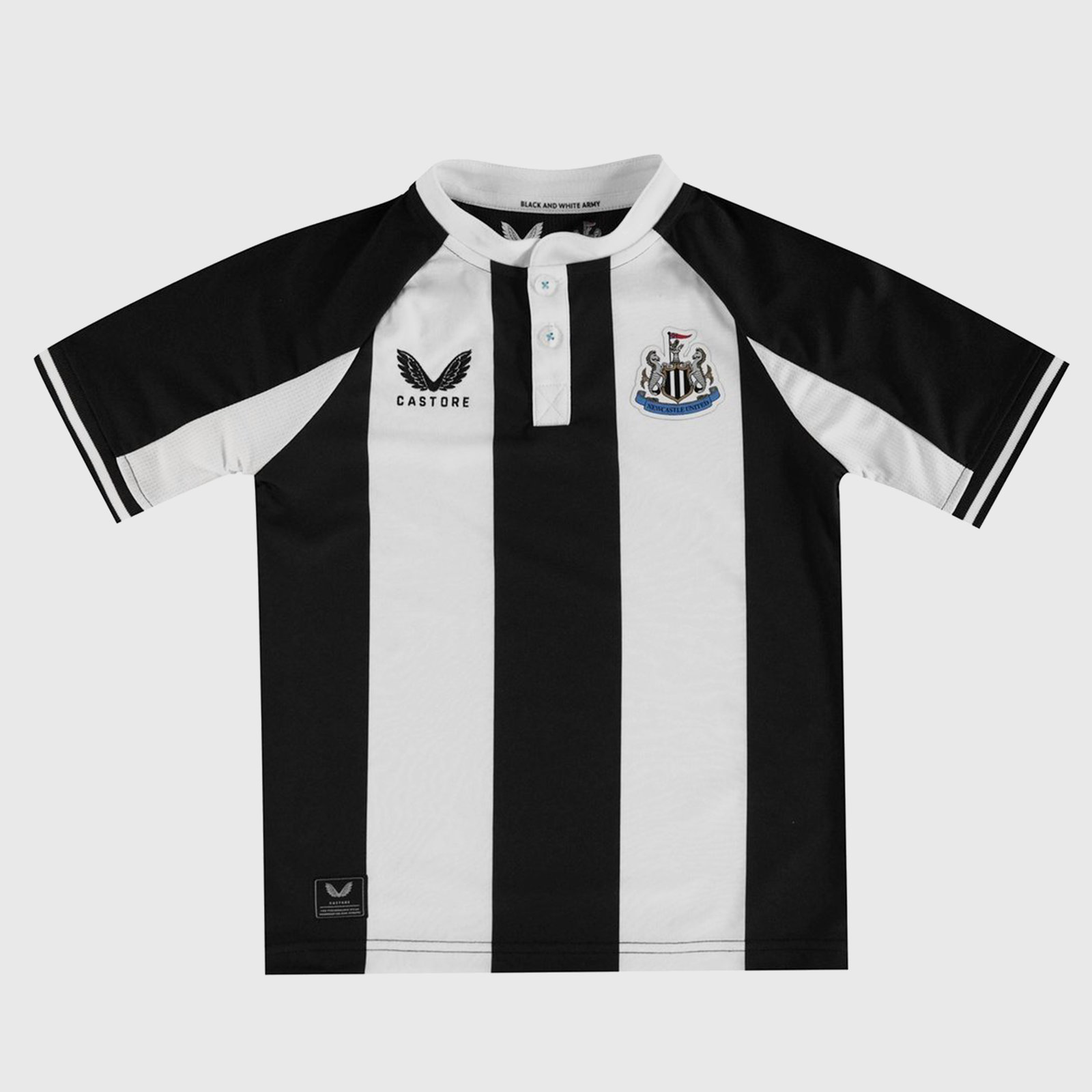 Newcastle United Home Pro Soccer Premier League Jersey Castore Adult Large  NWT