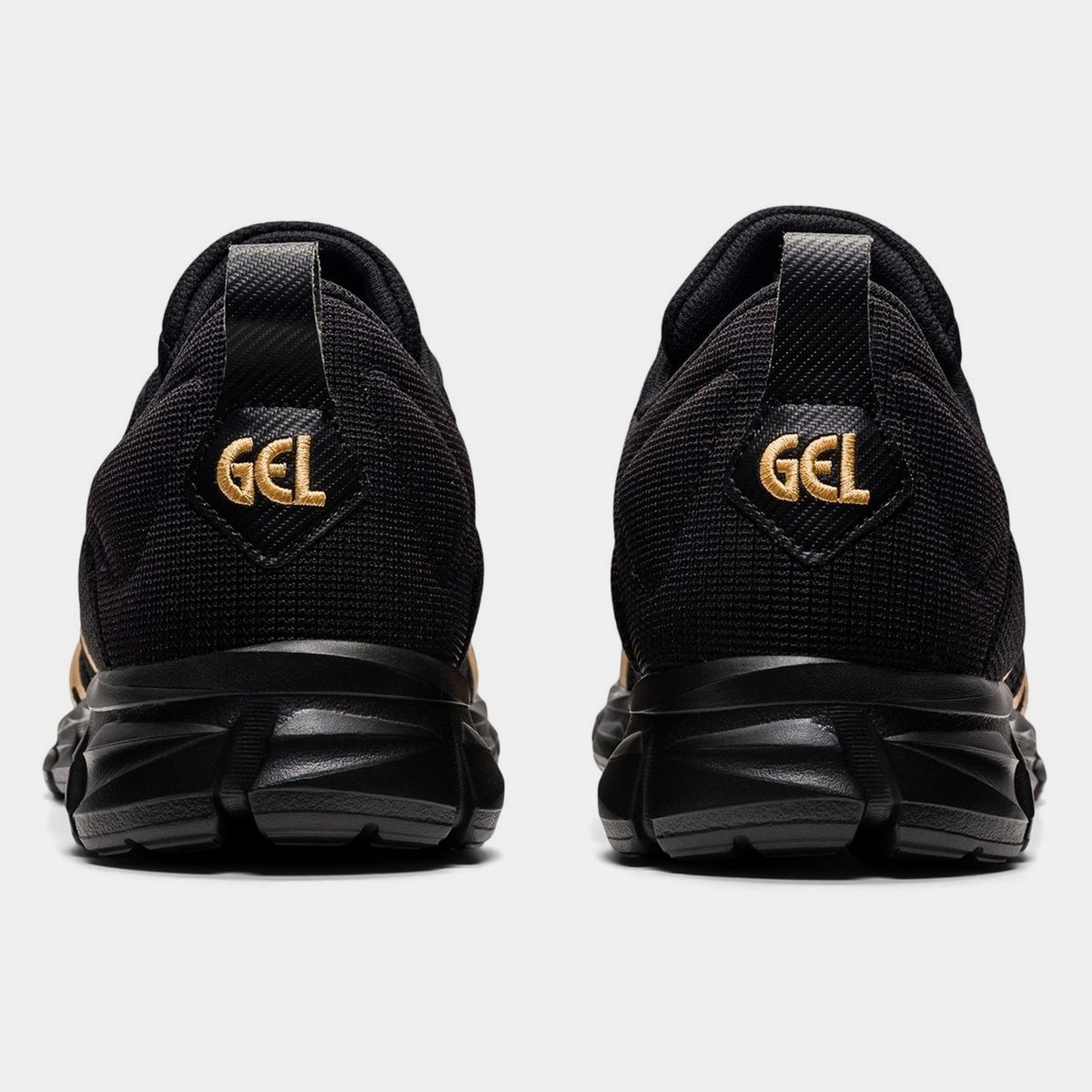 Black gold running store shoes