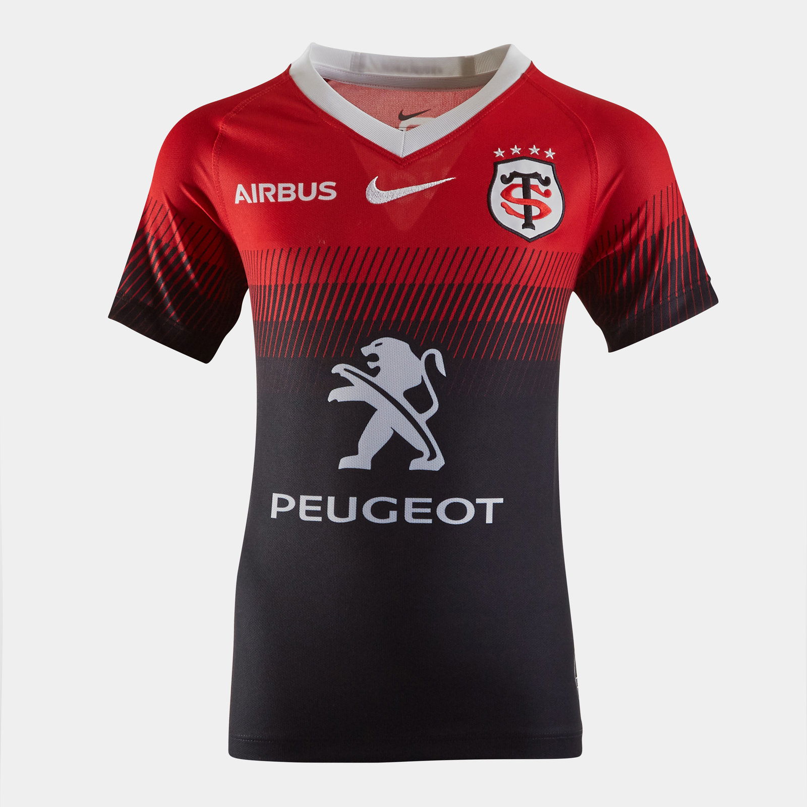 Toulouse 2019 20 Kids Home S S Replica Rugby Shirt