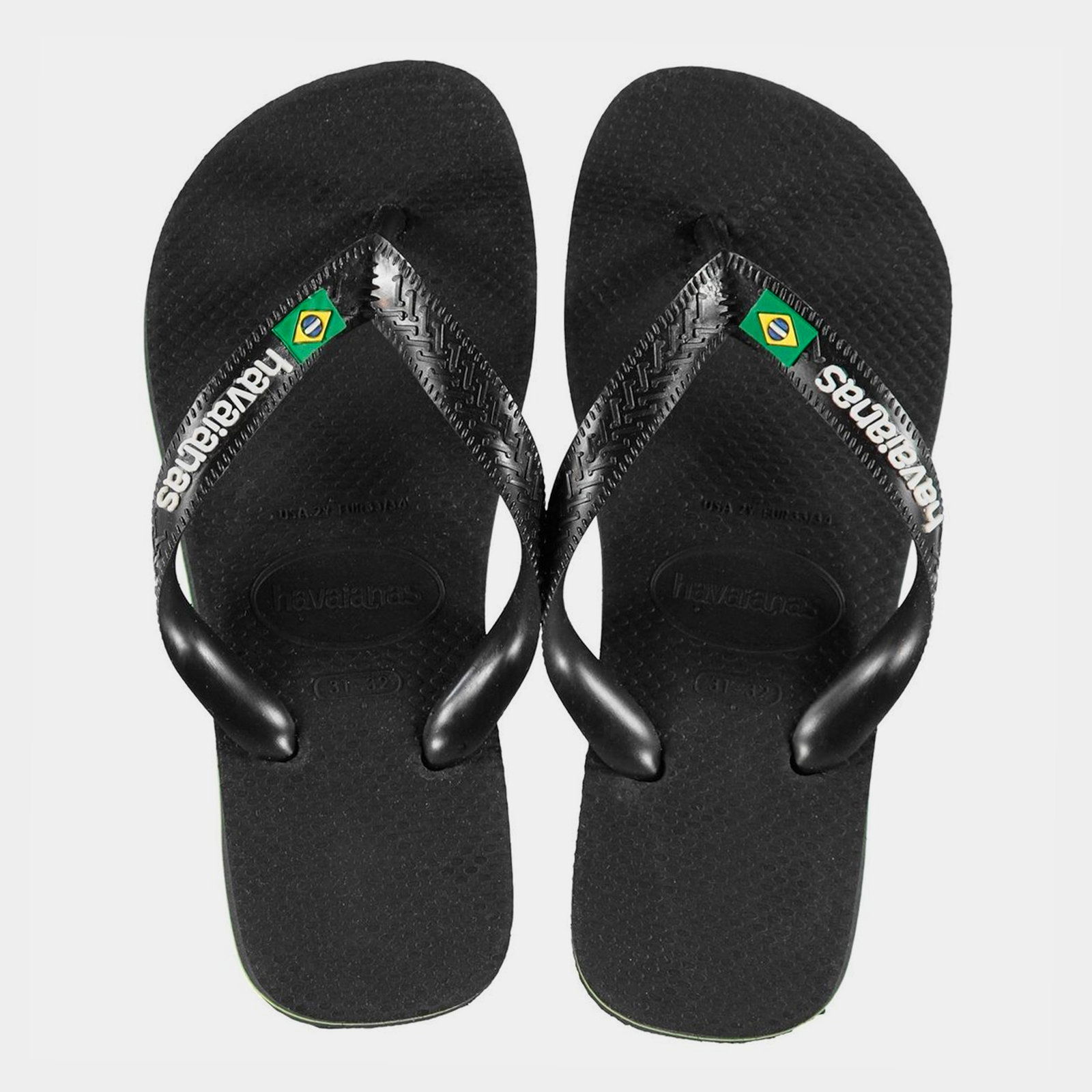 Havaianas brasil best sale logo flip flops