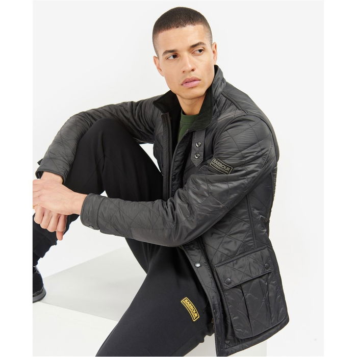 Barbour International Ariel Polar Quilted Jacket Charcoal, £129.00