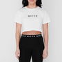 Central Logo Crop Top Womens