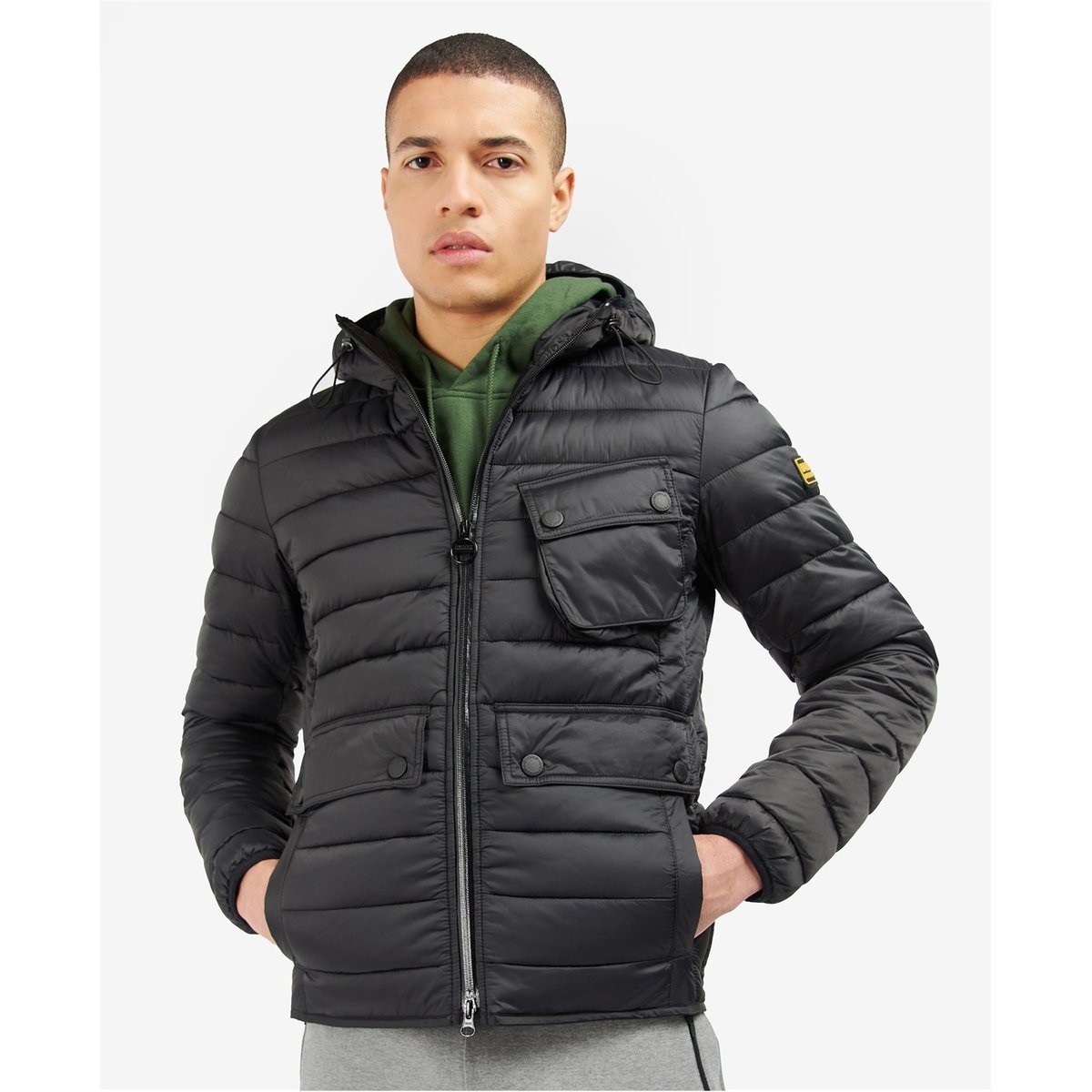 Barbour international deals league quilted jacket