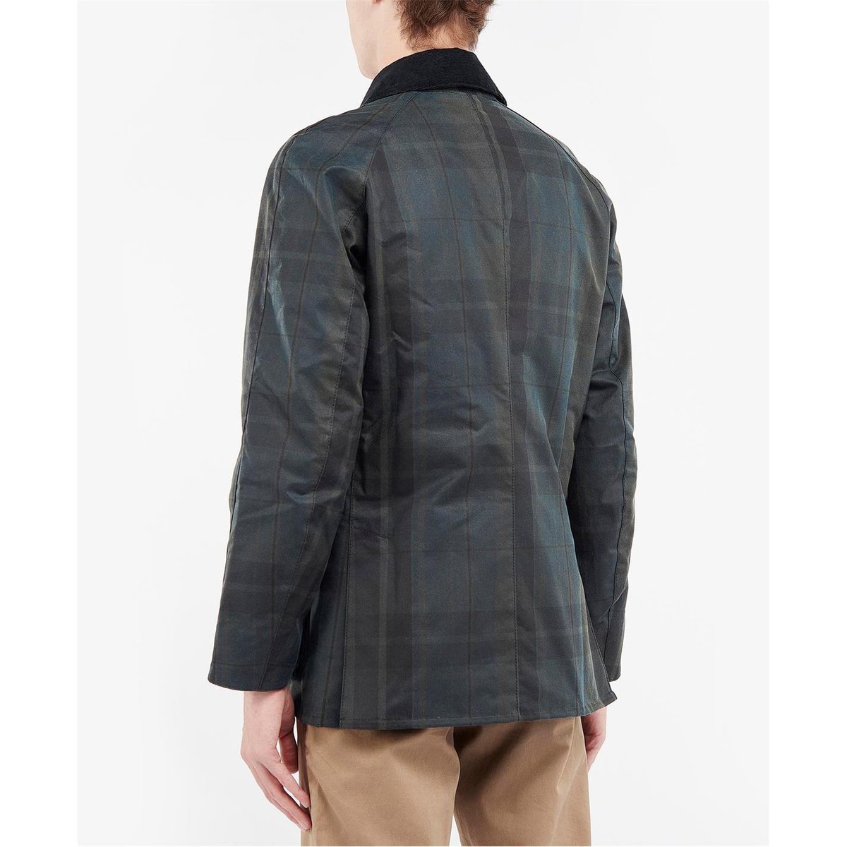 Barbour tartan cheap wax jacket