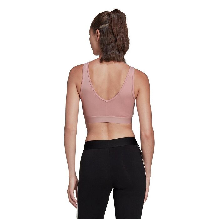 3 Stripes Crop Top With Removable Pads