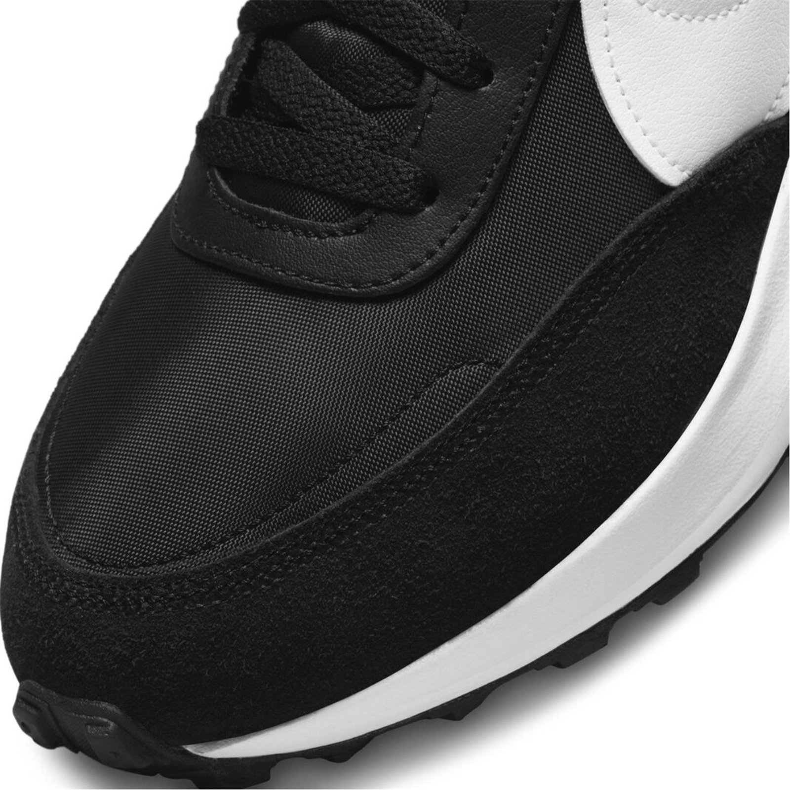 Mens black and white hot sale trainers