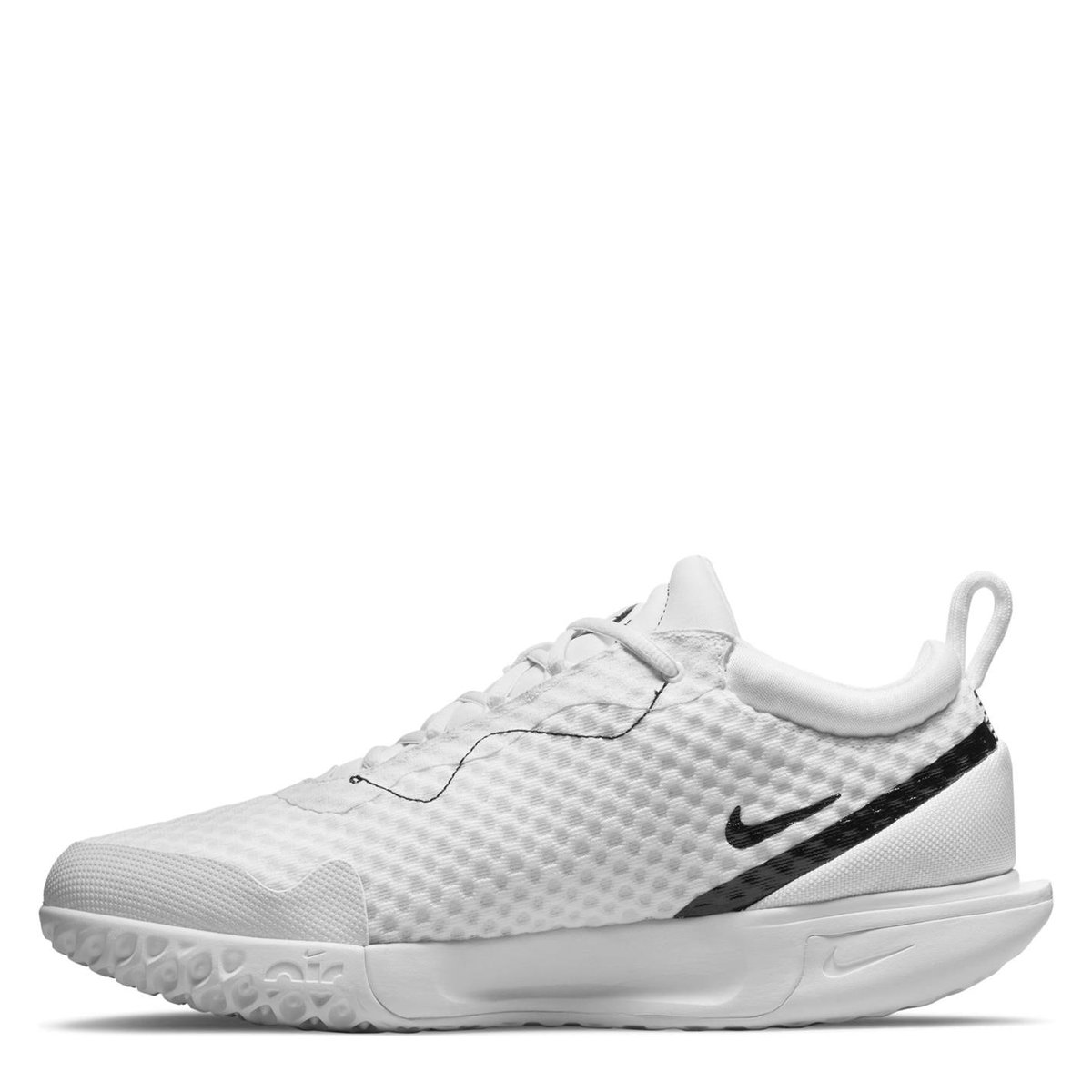 Hard court shoes white clearance and black