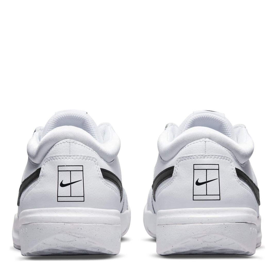 Hard court shoes white clearance and black