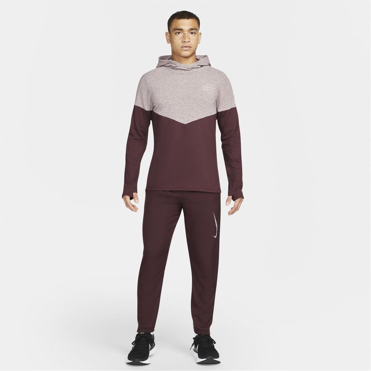 Mens burgundy clearance nike sweatshirt