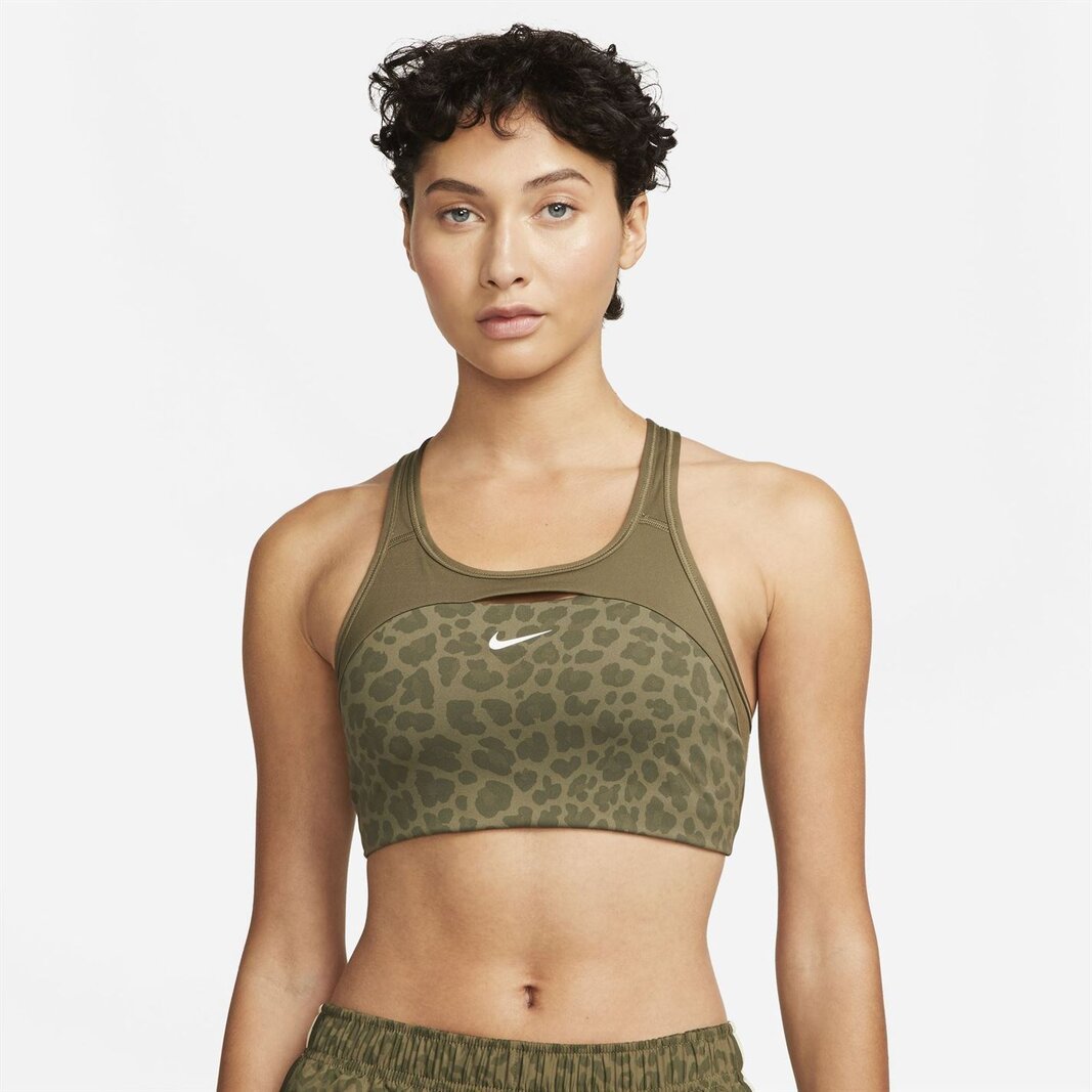 Nike 2pc SET One LUXE Icon Clash Mid-Rise Shorts Indy SPORTS BRA