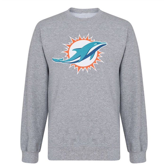Miami Dolphins Mens Crew Sweatshirt