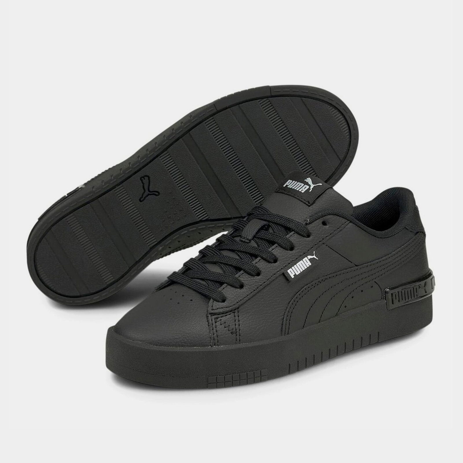 Black puma on sale suede womens