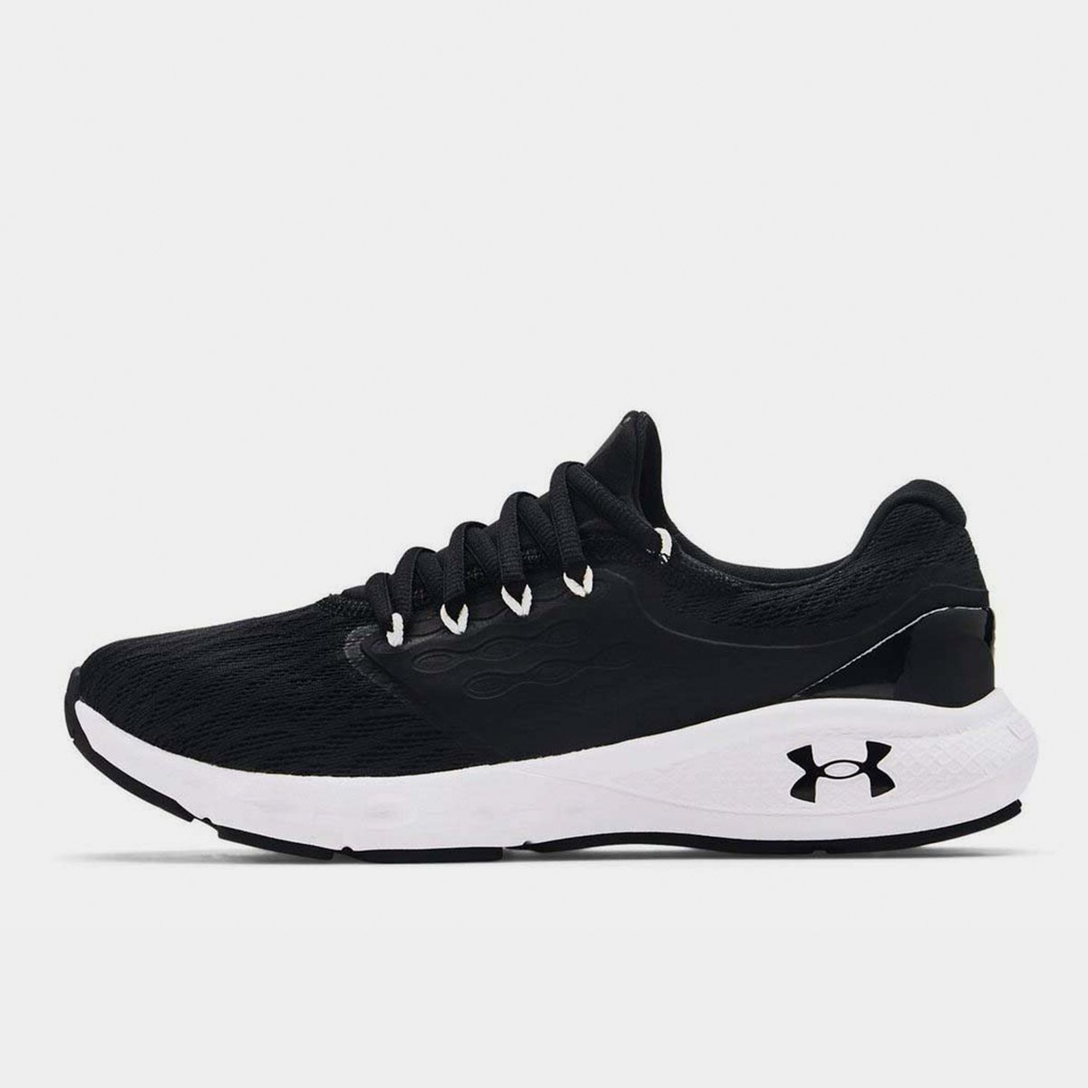 Under armour black tennis outlet shoes