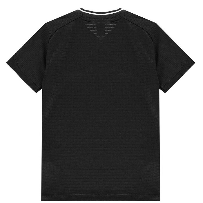 Adidas Club Junior Squash T-Shirt – White & Black