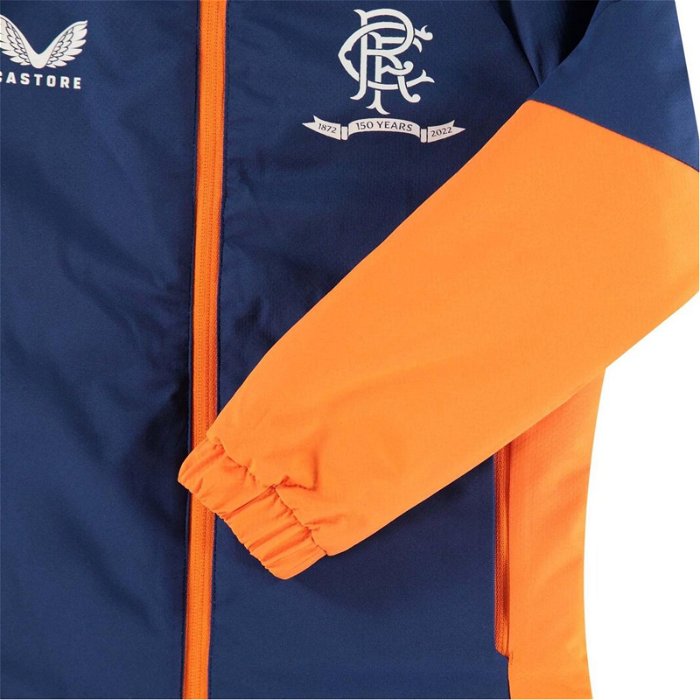Rangers Bench Jacket 2021 2022 Junior