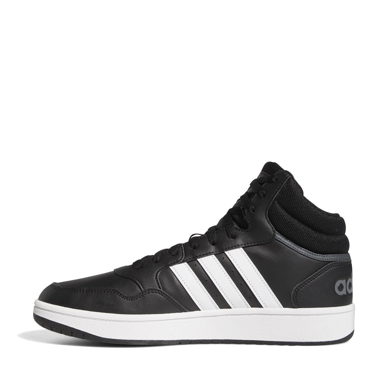 Classic black and sales white adidas shoes