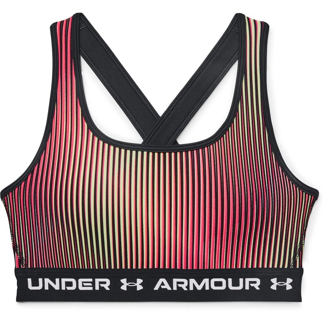 Under Armour Women's Armour High Crossback Heather Zip Bra, Charcoal Light  Heather (019)/Black, 32C : : Clothing, Shoes & Accessories