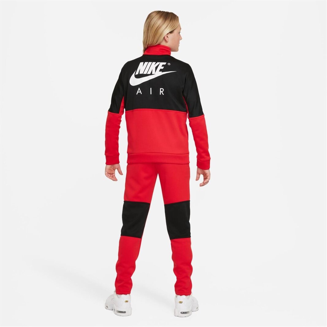 Nike red hot sale tracksuit junior