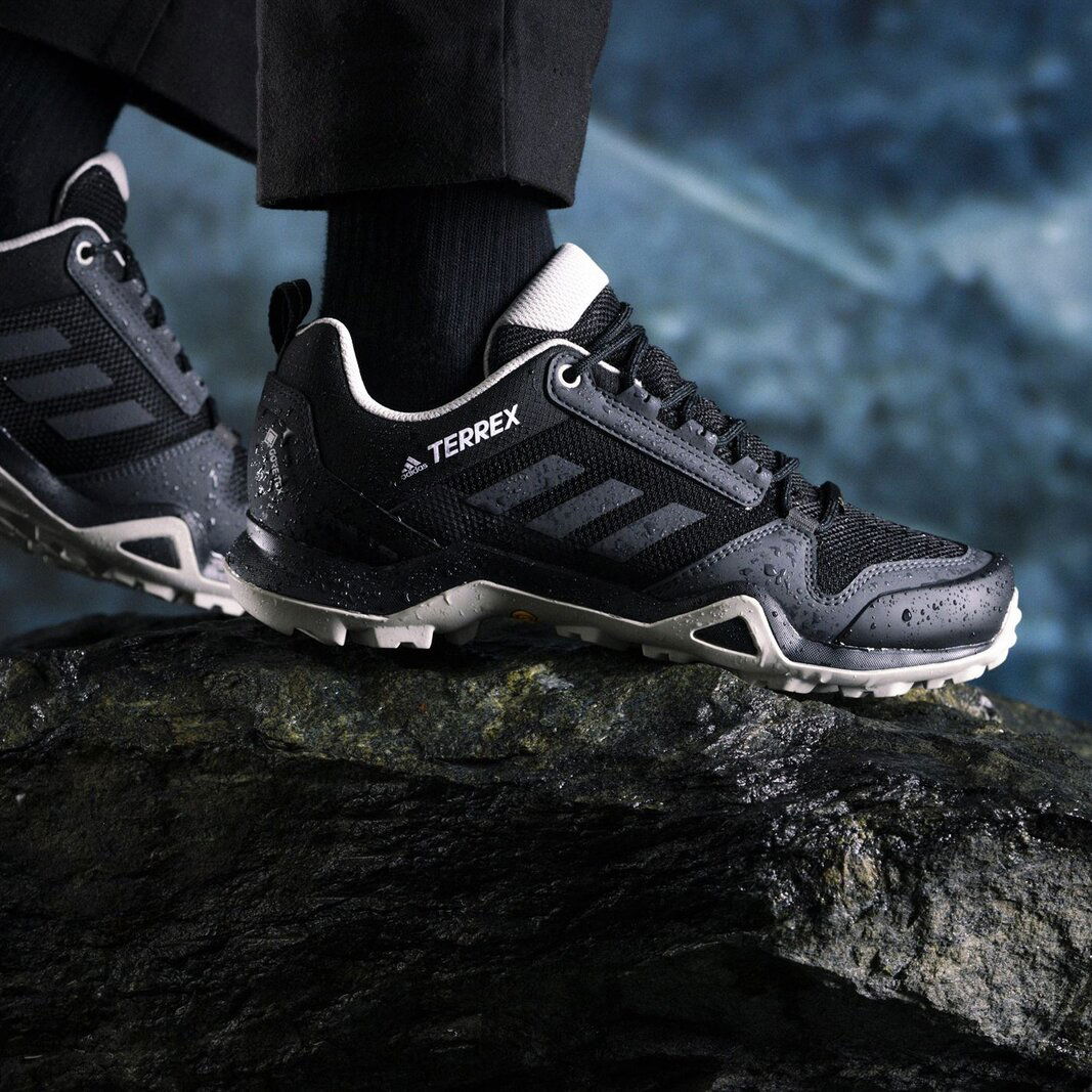 adidas Terrex AX3 Gore Tex Walking Shoes Ladies Black Grey 65.00