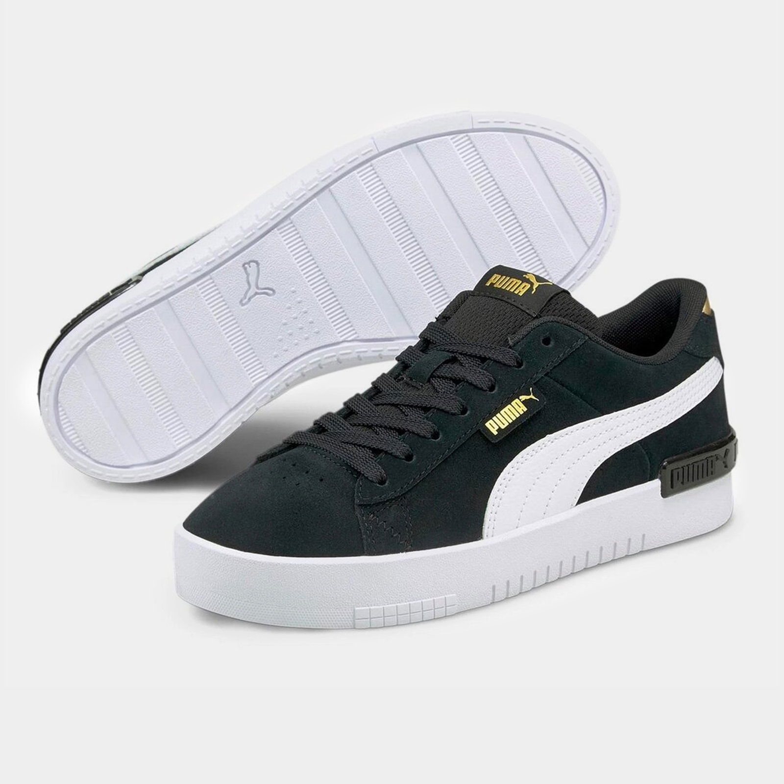 All black suede pumas clearance women's