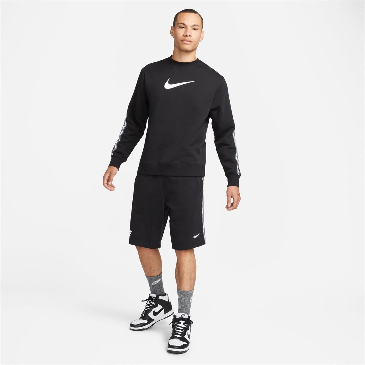 Mens fleece clearance shorts nike