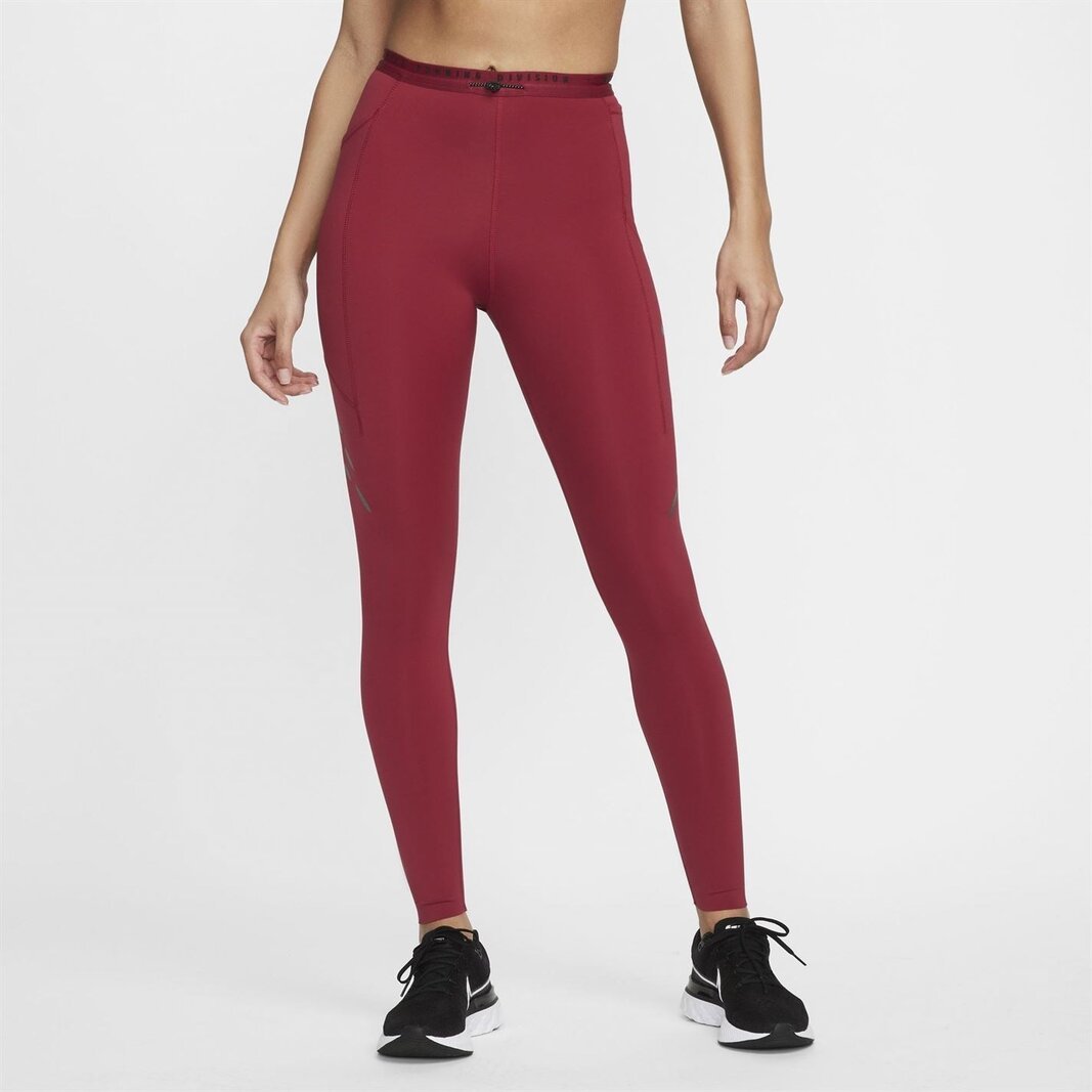 Nike Dri-FIT Fast 7/8 Women's Running Tights - Madder Root