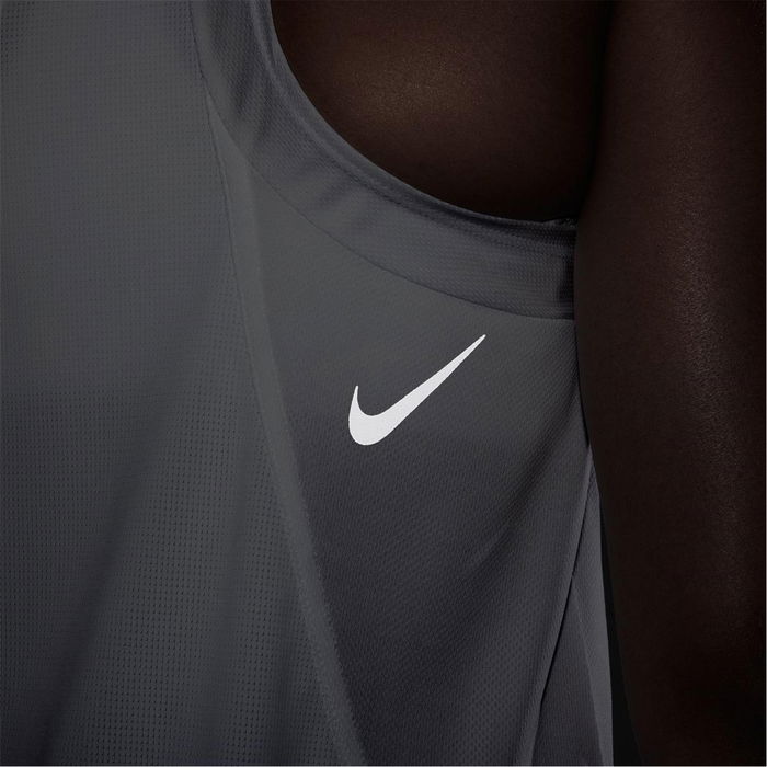 Nike Women's Dri-Fit Race Running Singlet White / S